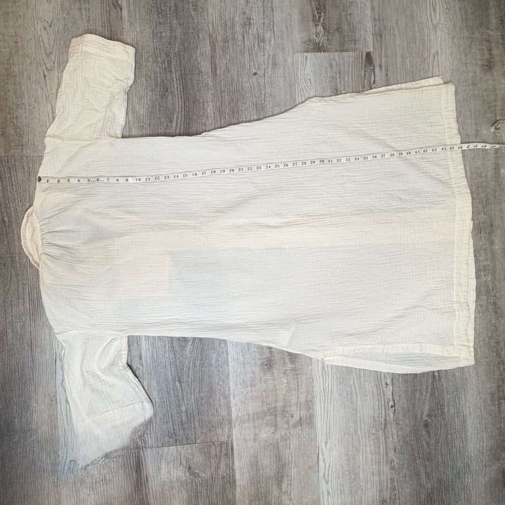 Madewell Lightestspun Cover-Up Maxi Shirtdress Women’s size XXS Lighthouse - Picture 14 of 14